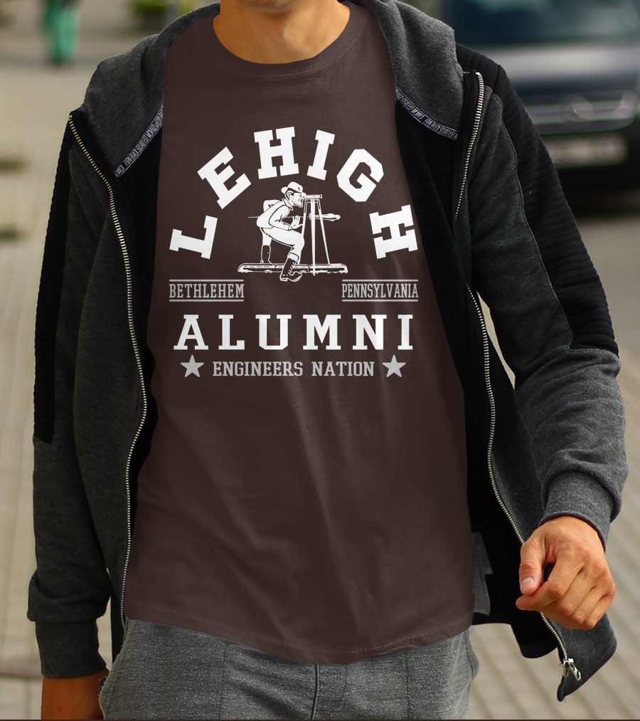 Lehigh Alumni Bethlehem Pennsylvania Engineers Nation T-Shirt