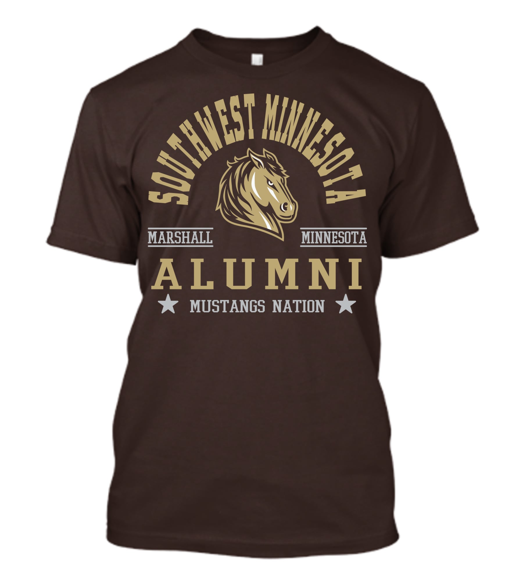 Southwest Minnesota Marshall Alumni Mustangs Nation T-Shirt