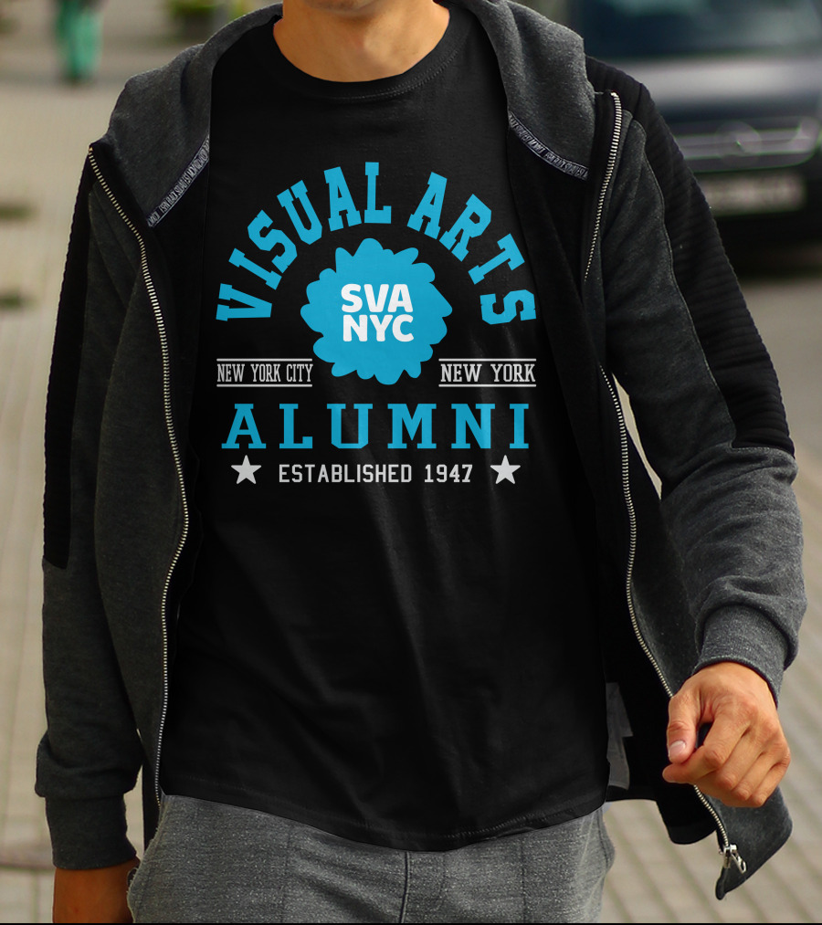 SVA NYC Visual Arts Alumni New York City Established 1947 T-Shirt