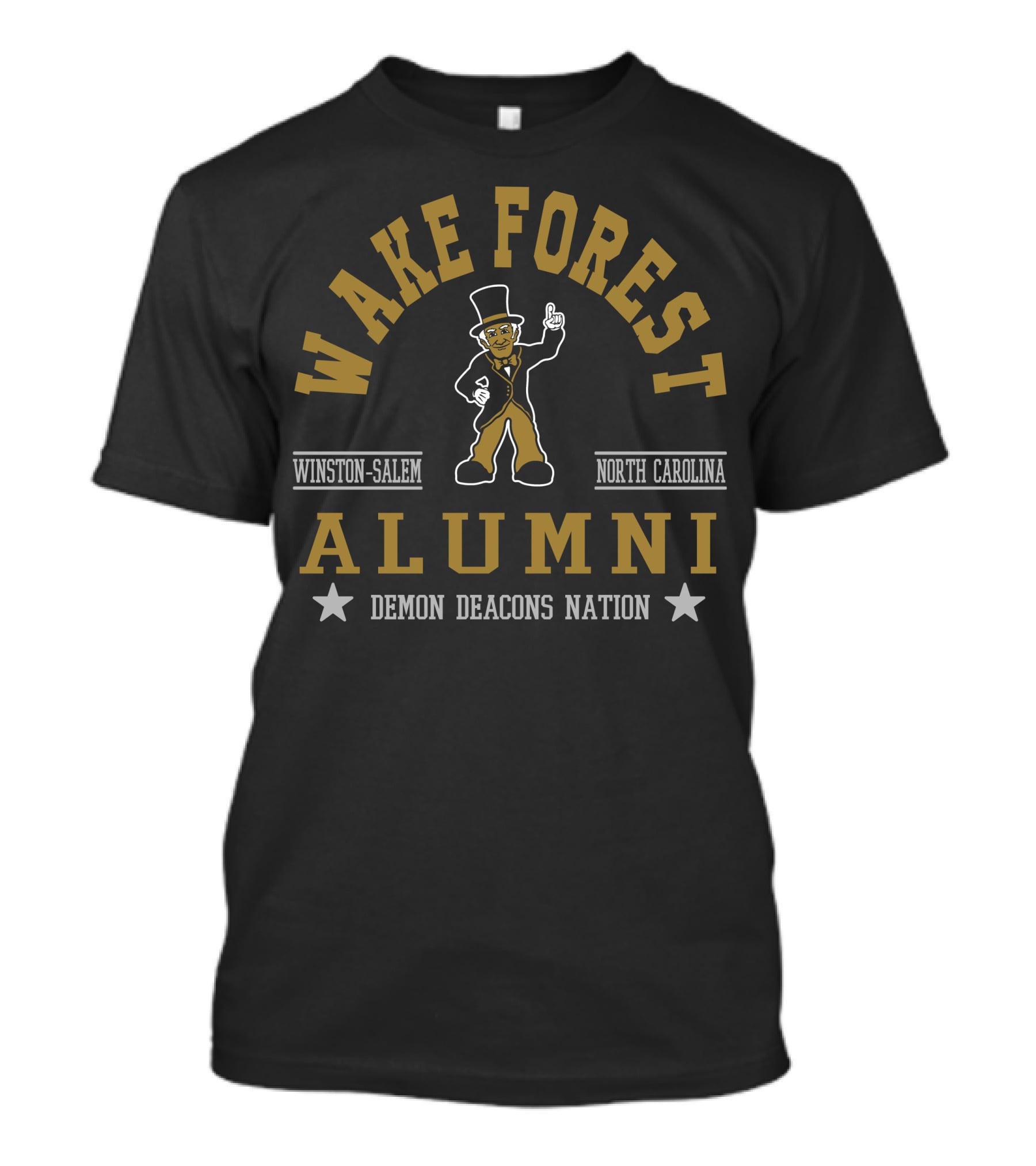 Wake Forest Alumni Winston-Salem North Carolina Demon Deacons Nation T-Shirt