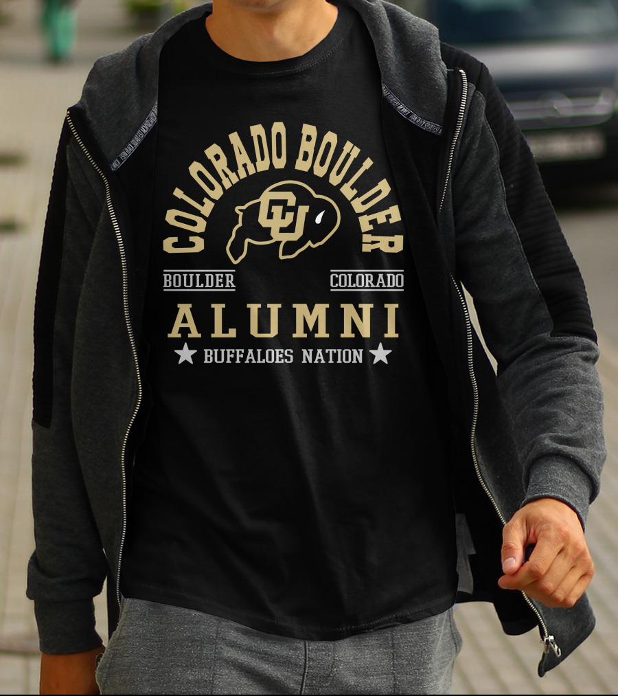 Colorado Boulder Alumni Buffaloes Nation Boulder Colorado T-Shirt