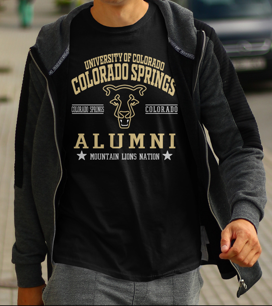 University Of Colorado Colorado Springs Alumni Mountain Lions Nation T-Shirt