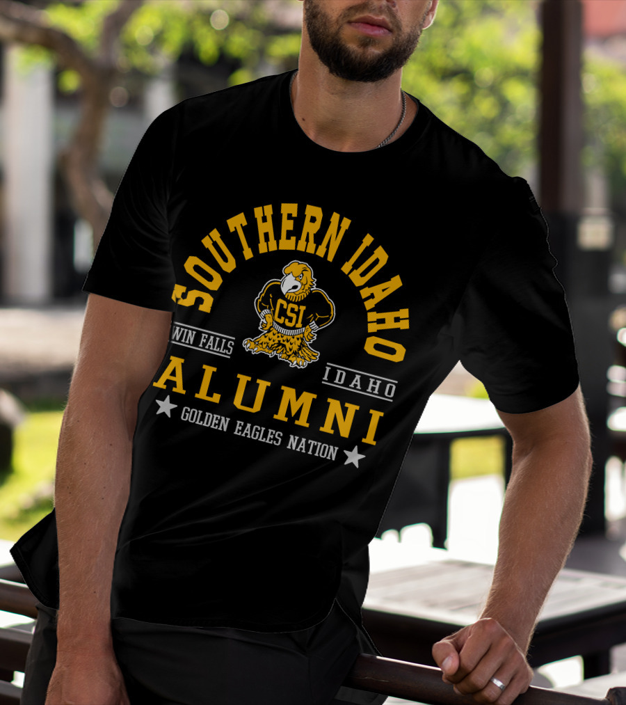Southern Idaho Alumni CSI Golden Eagles Nation Twin Falls Idaho T-Shirt