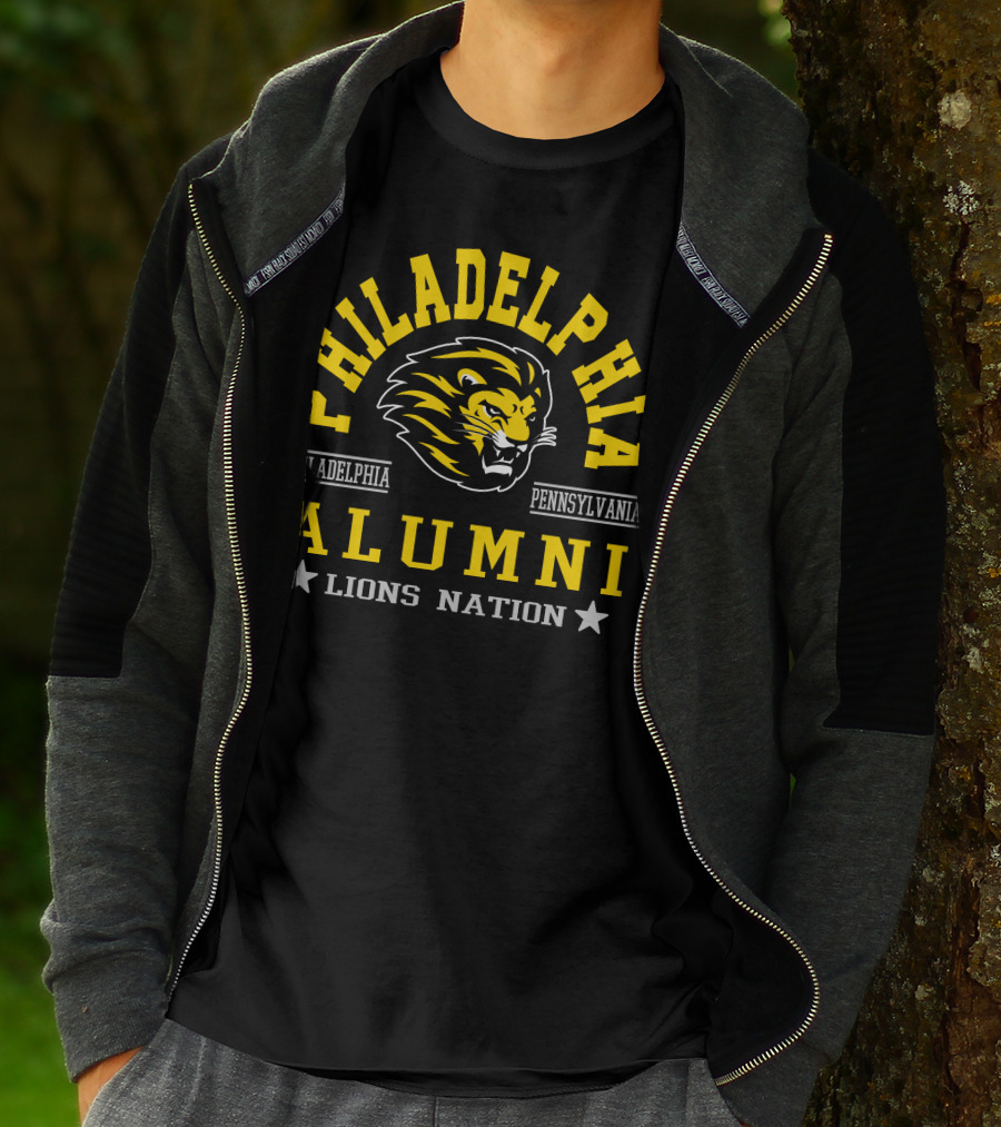 Philadelphia Pennsylvania Alumni Lions Nation T-Shirt