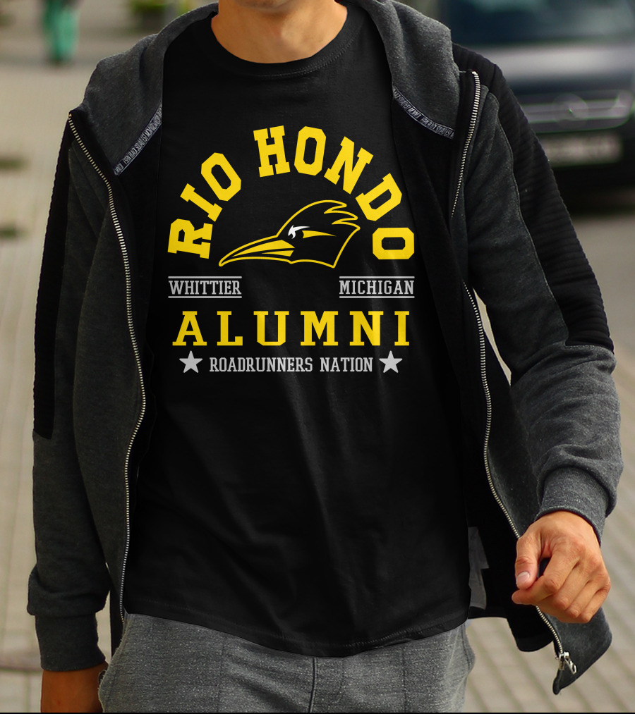Rio Hondo Alumni Roadrunners Nation Whittier Michigan T-Shirt