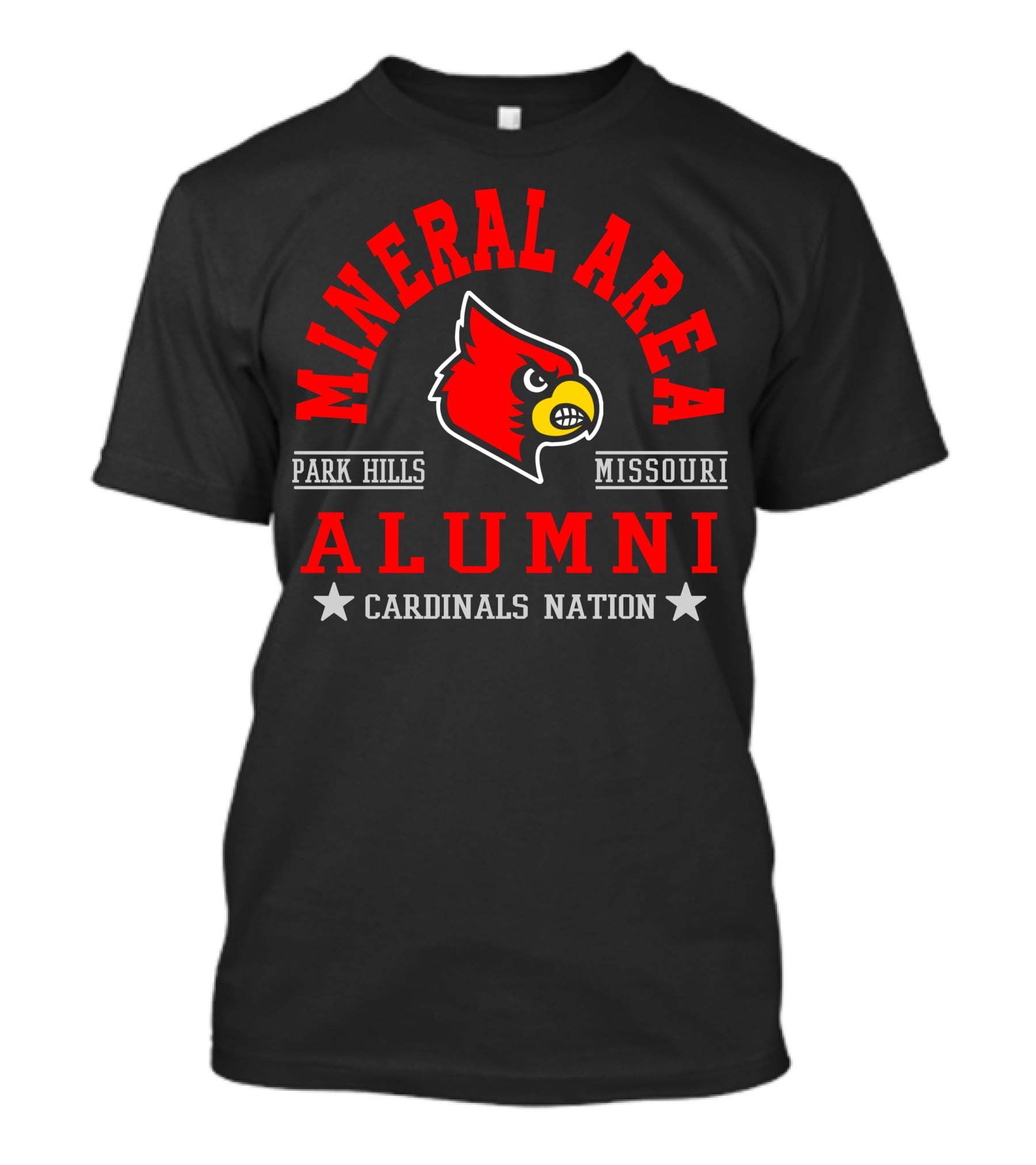 Mineral Area Alumni Cardinals Nation Park Hills Missouri T-Shirt