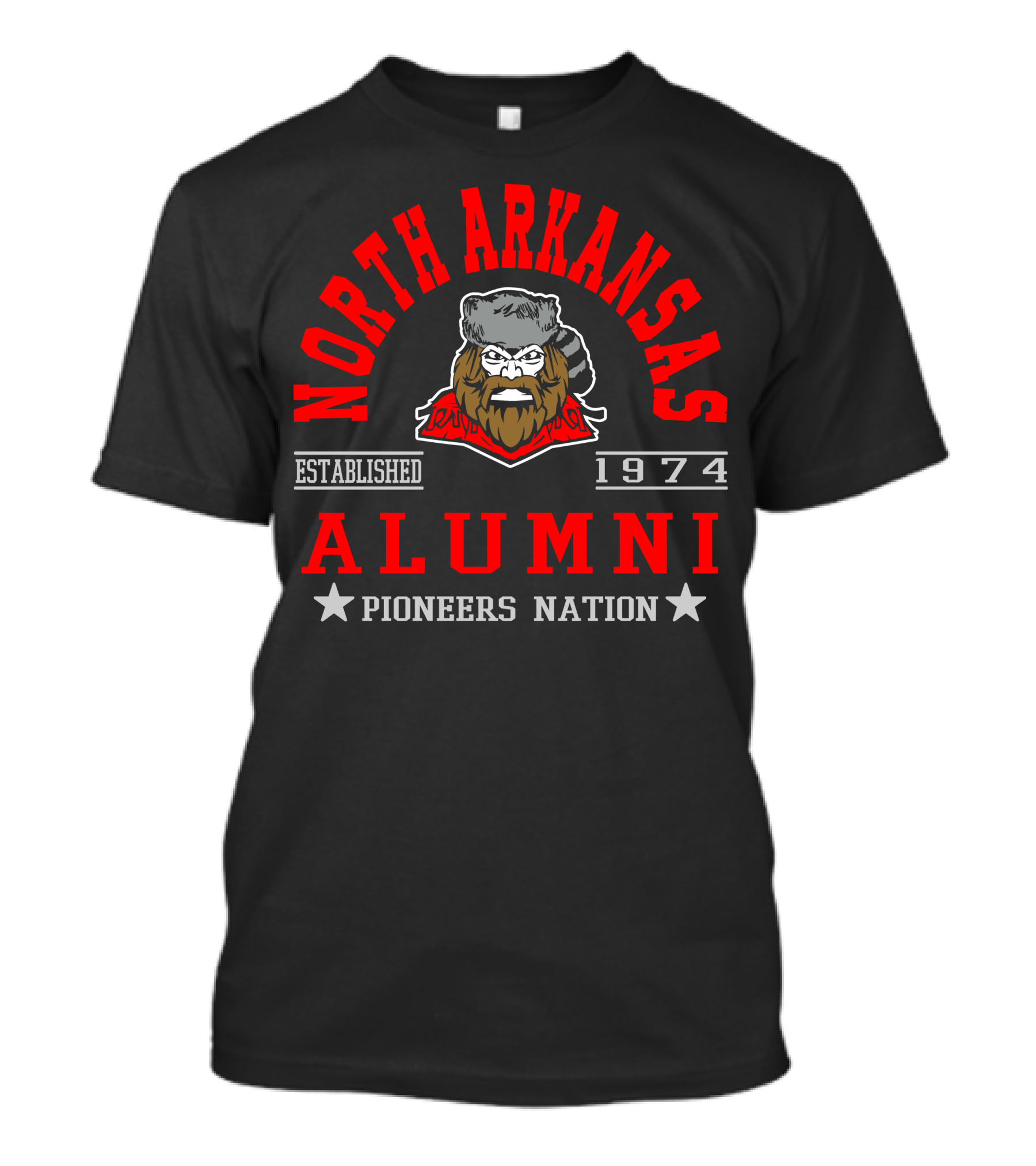North Arkansas College Alumni Pioneers Nation Established 1974 T-Shirt