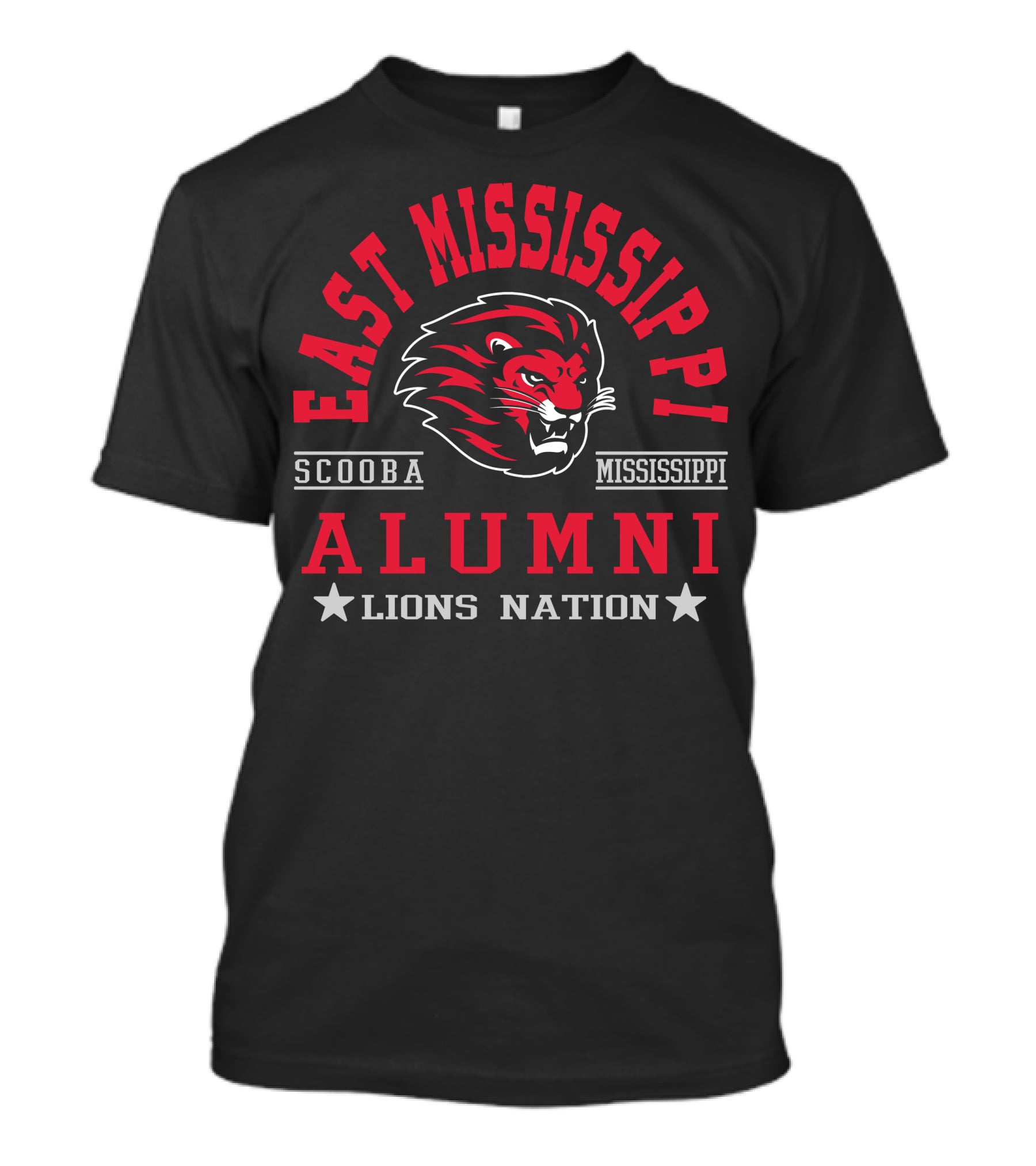 East Mississippi Alumni Lions Nation Scooba Mississippi T-Shirt