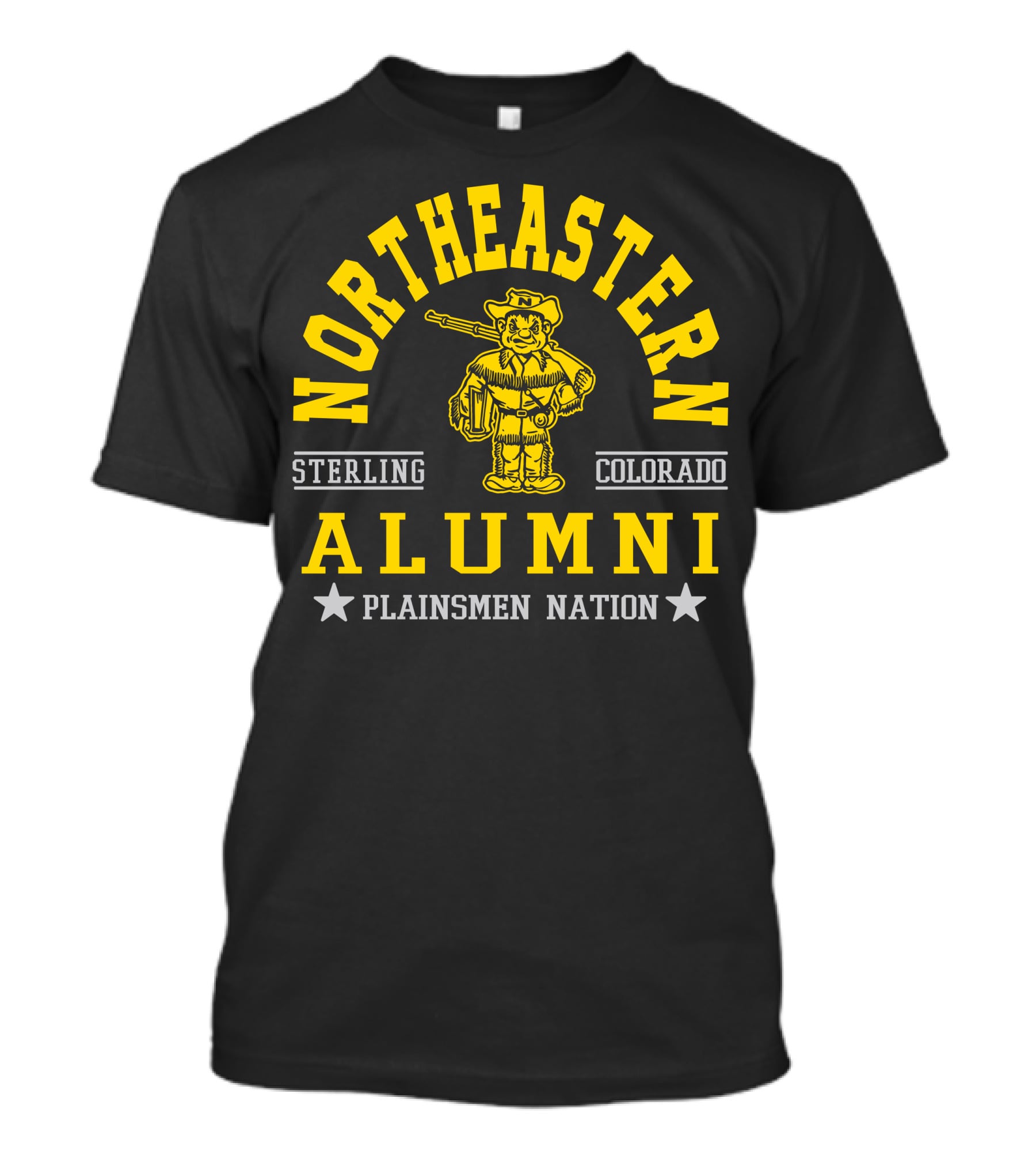 Northeastern Sterling Colorado Alumni Plainsmen Nation T-Shirt