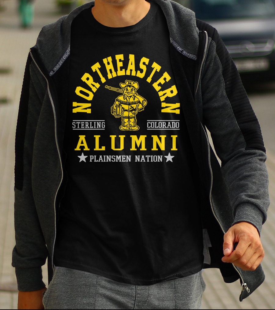Northeastern Sterling Colorado Alumni Plainsmen Nation T-Shirt