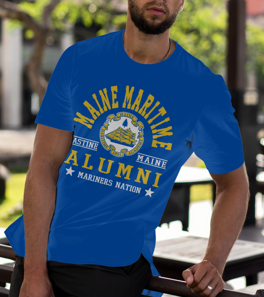 Maine Maritime Academy Castine Alumni Mariners Nation T-Shirt