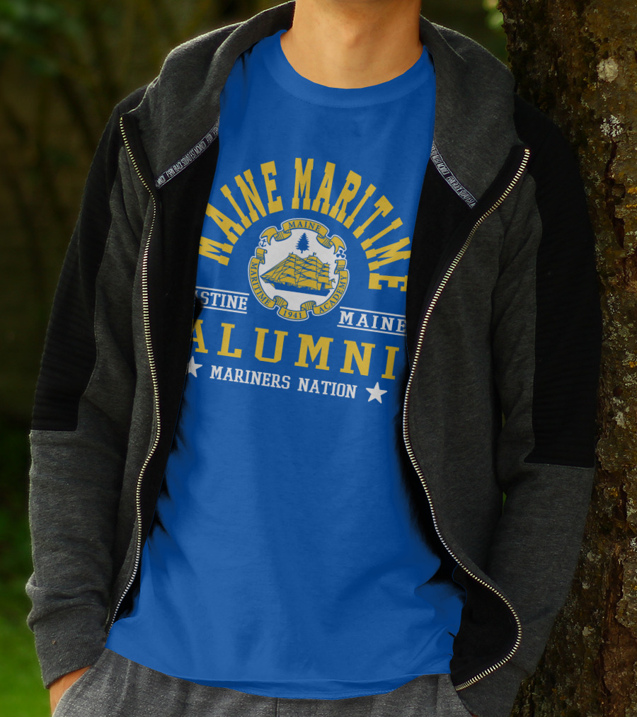 Maine Maritime Academy Castine Alumni Mariners Nation T-Shirt