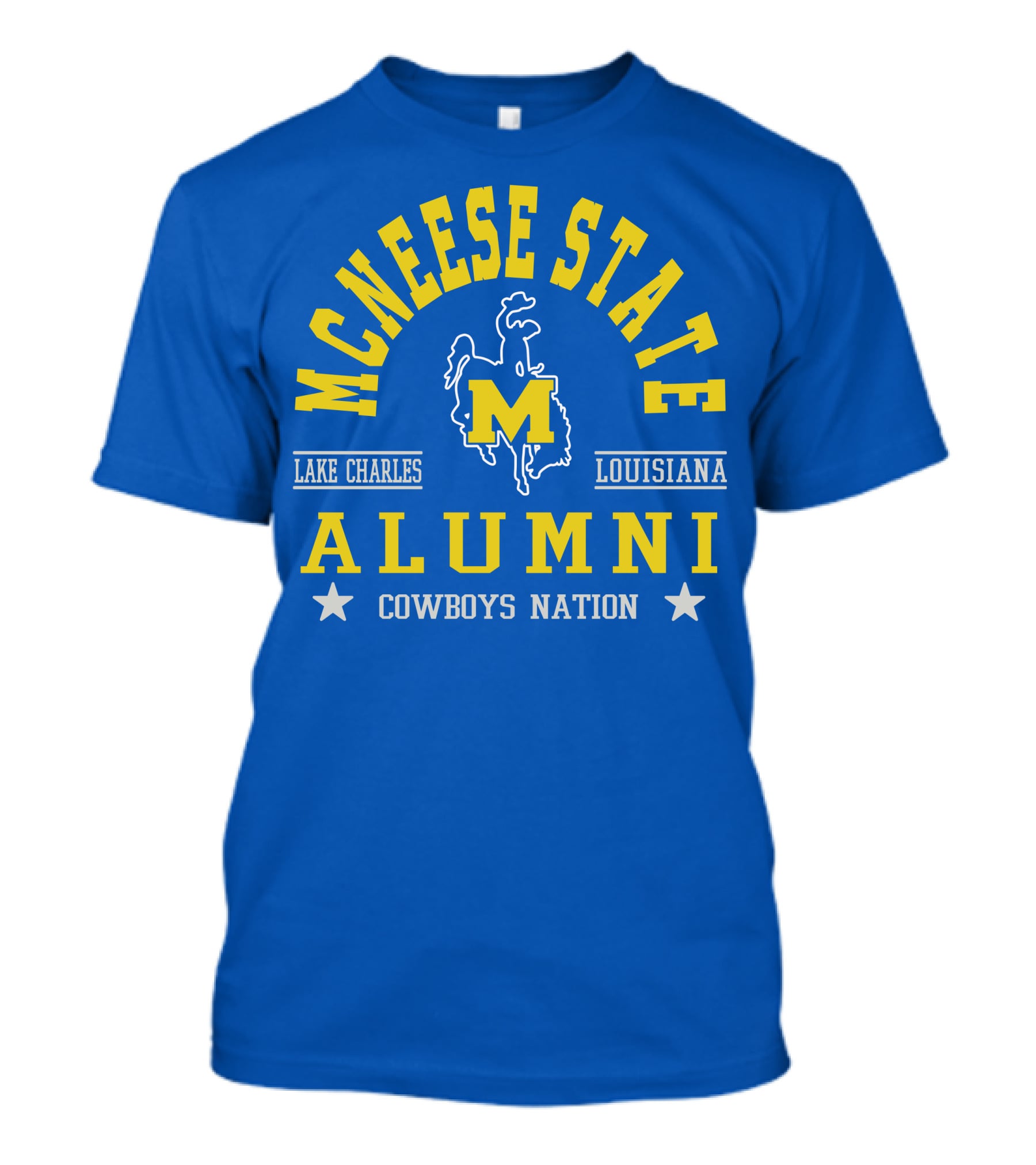 McNeese State University Alumni Cowboys Nation Lake Charles Louisiana T-Shirt