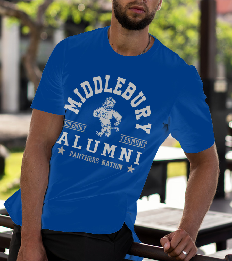 MIDDLEBURY VERMONT ALUMNI PANTHERS NATION T-Shirt
