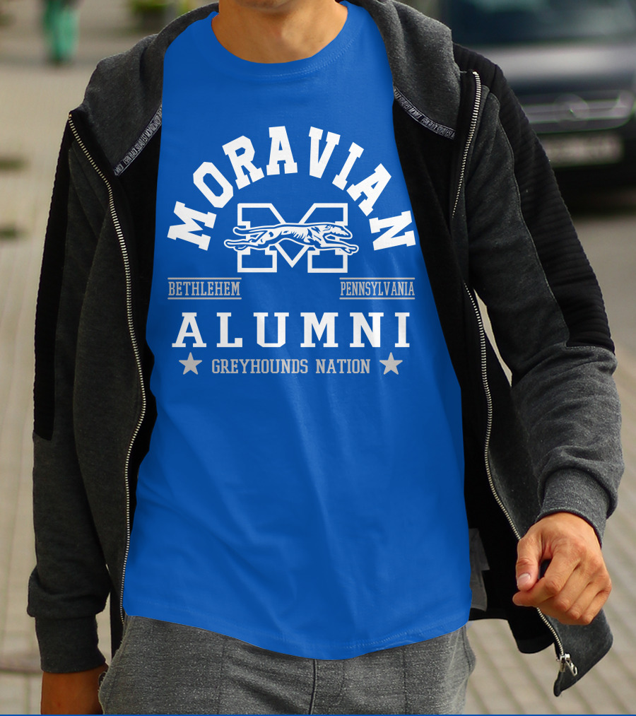 Moravian College Bethlehem Pennsylvania Alumni Greyhounds Nation T-Shirt