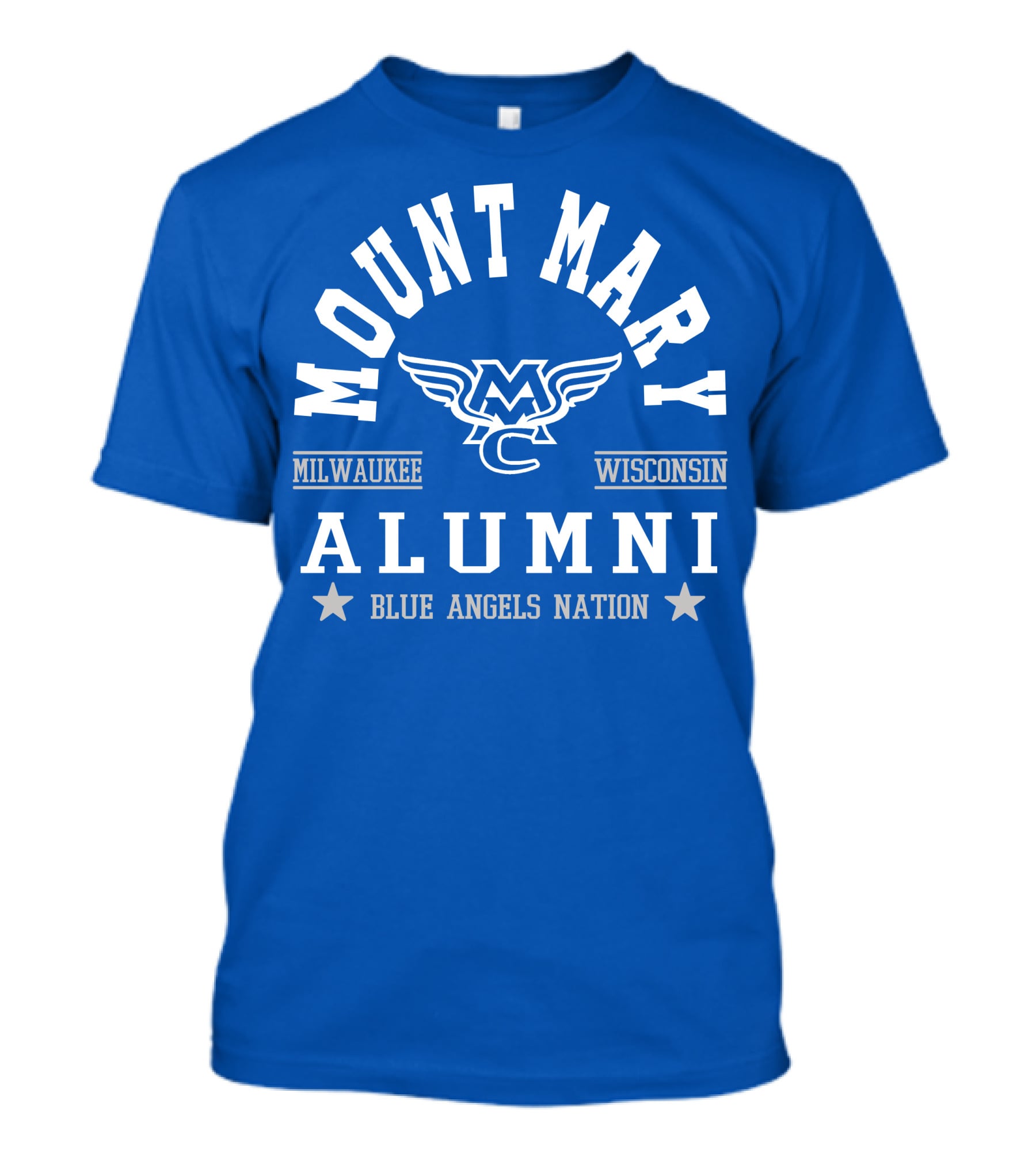 Mount Mary Milwaukee Wisconsin Alumni Blue Angels Nation T-Shirt