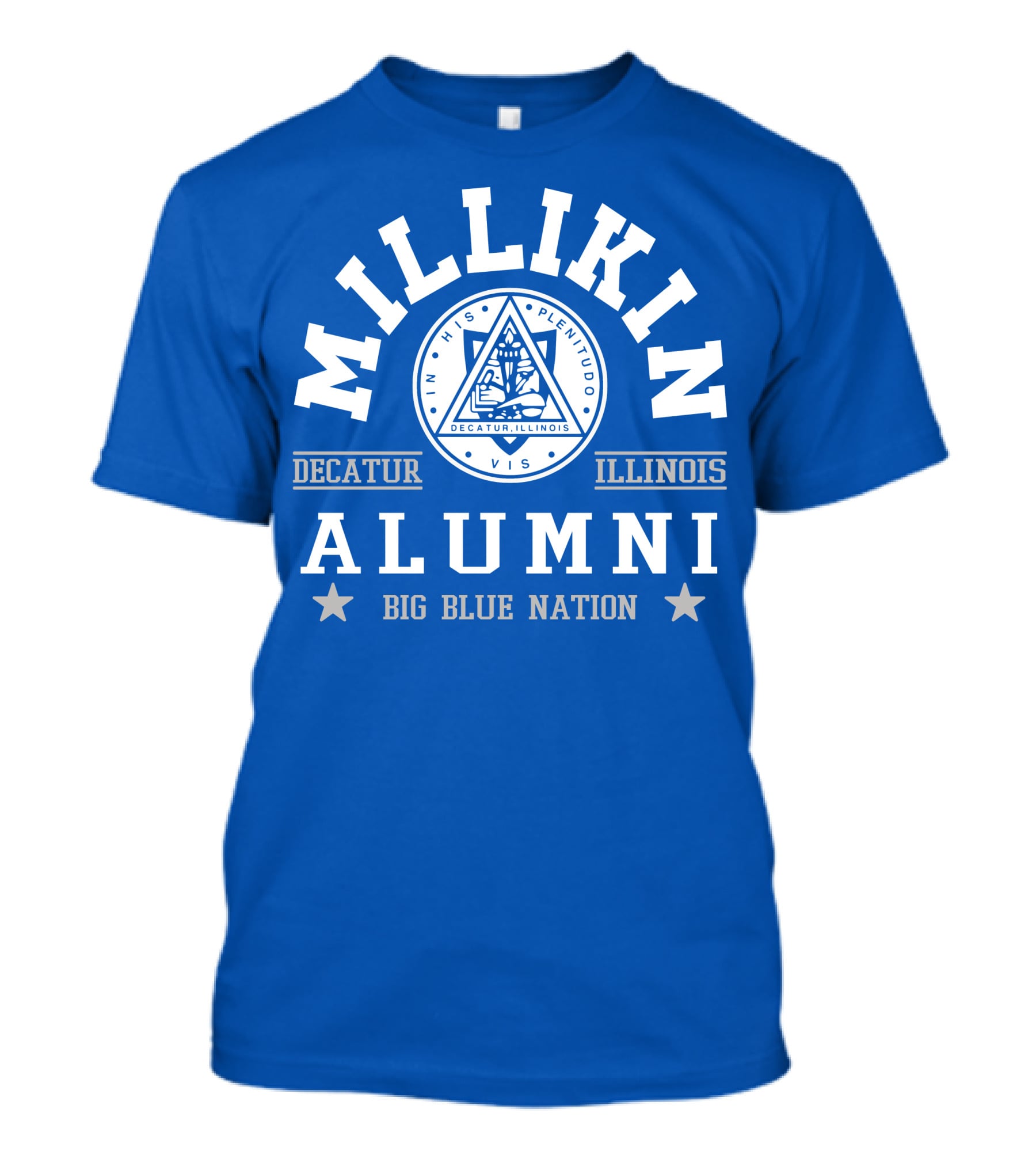 Millikin Alumni Decatur Illinois Big Blue Nation T-Shirt