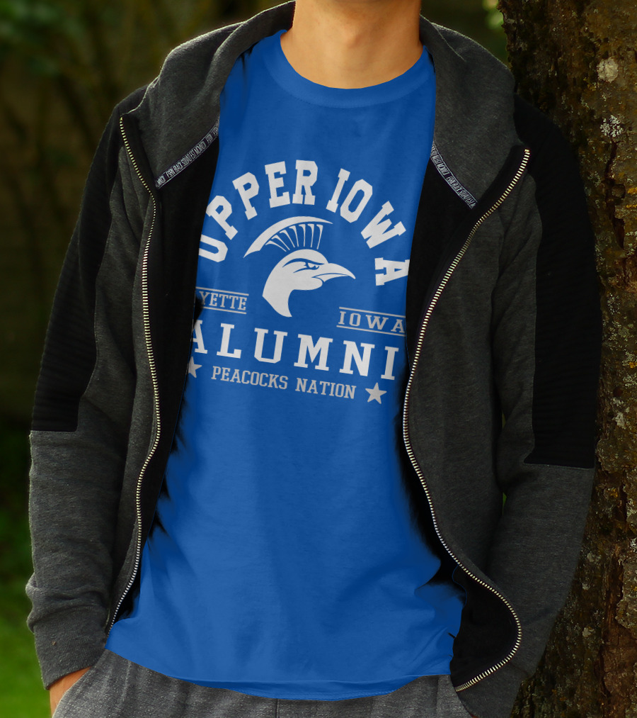 Upper Iowa Alumni Fayette Peacocks Nation T-Shirt
