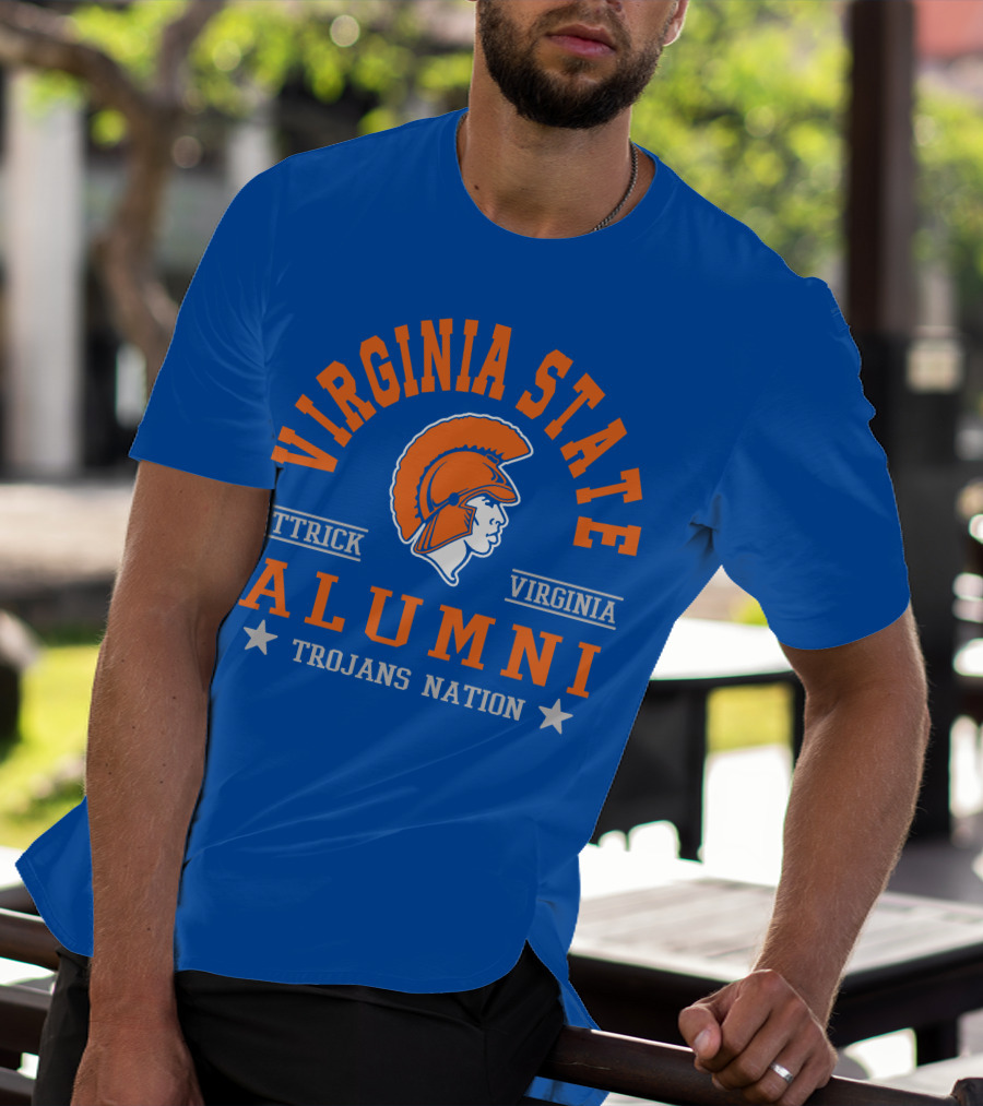 Virginia State Ettrick Alumni Trojans Nation T-Shirt