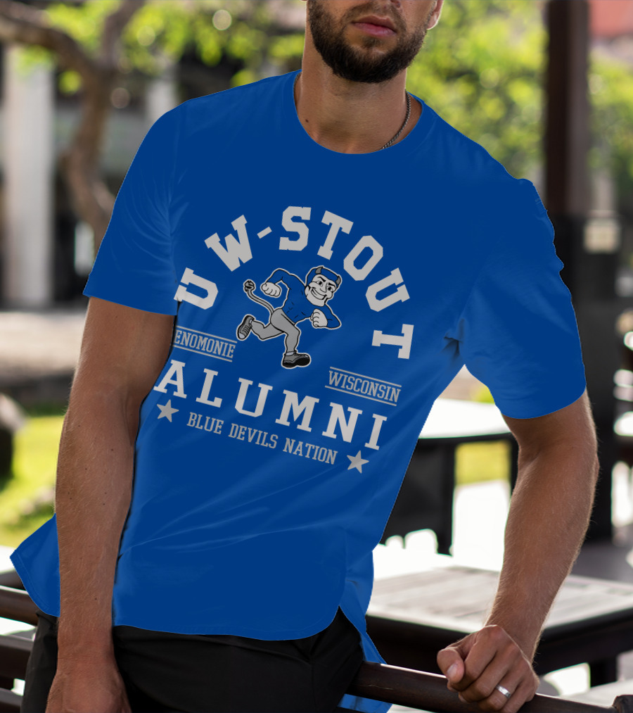 UW-Stout Alumni Blue Devils Nation Menomonie Wisconsin T-Shirt