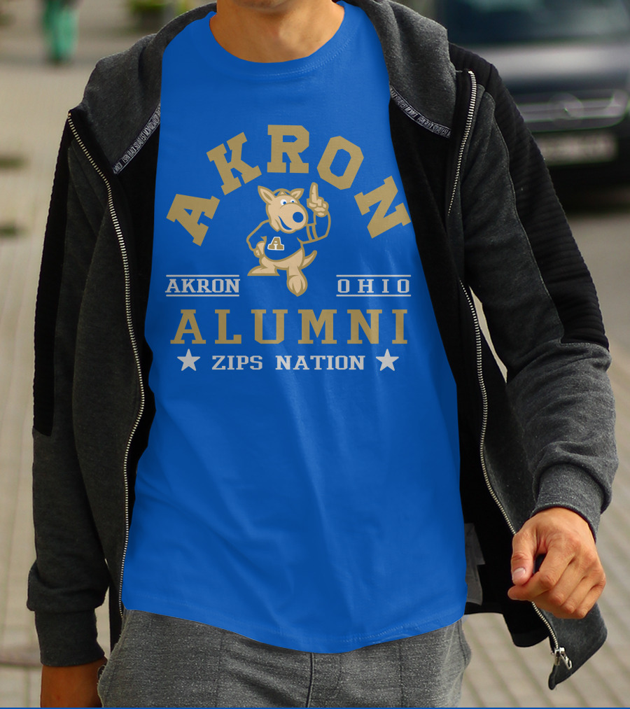 AKRON OHIO ALUMNI ZIPS NATION T-Shirt