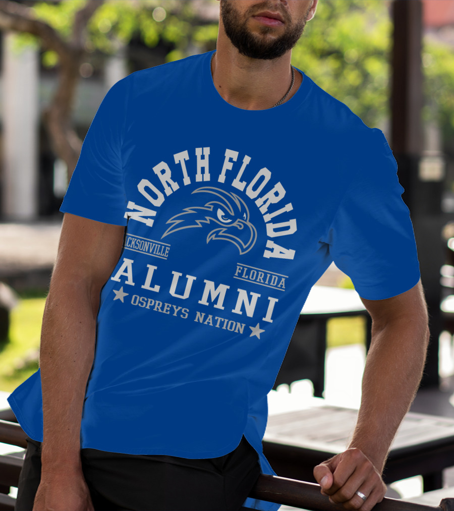North Florida Alumni Ospreys Nation Jacksonville Florida T-Shirt
