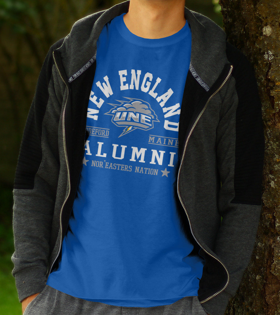 New England UNE Alumni Biddeford Maine Nor'easters Nation T-Shirt