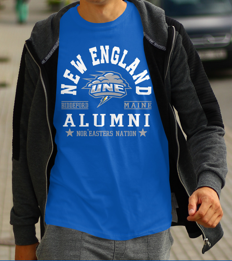 New England UNE Alumni Biddeford Maine Nor'easters Nation T-Shirt