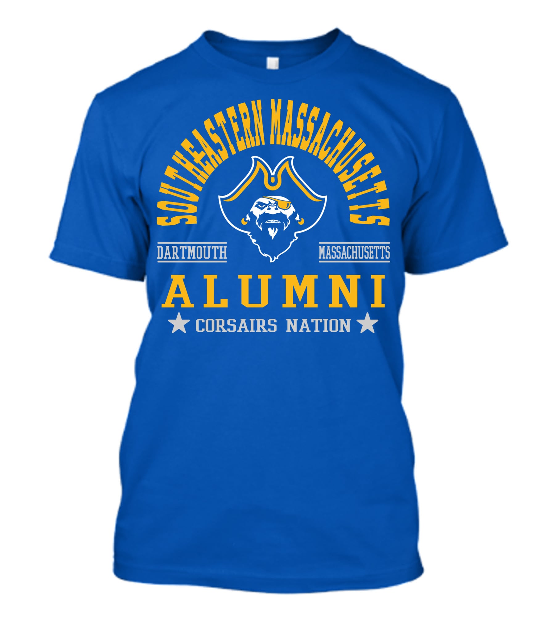 Southeastern Massachusetts Dartmouth Alumni Corsairs Nation T-Shirt