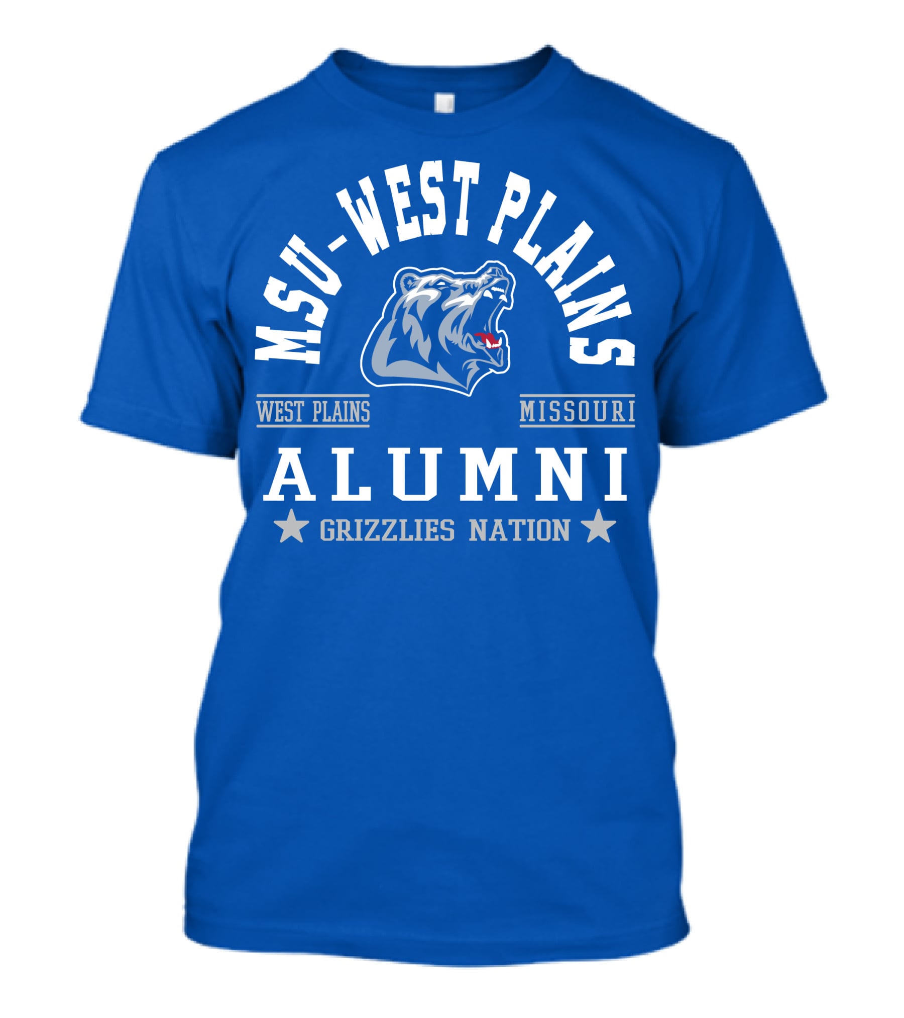 MSU–West Plains Missouri Alumni Grizzlies Nation T-Shirt