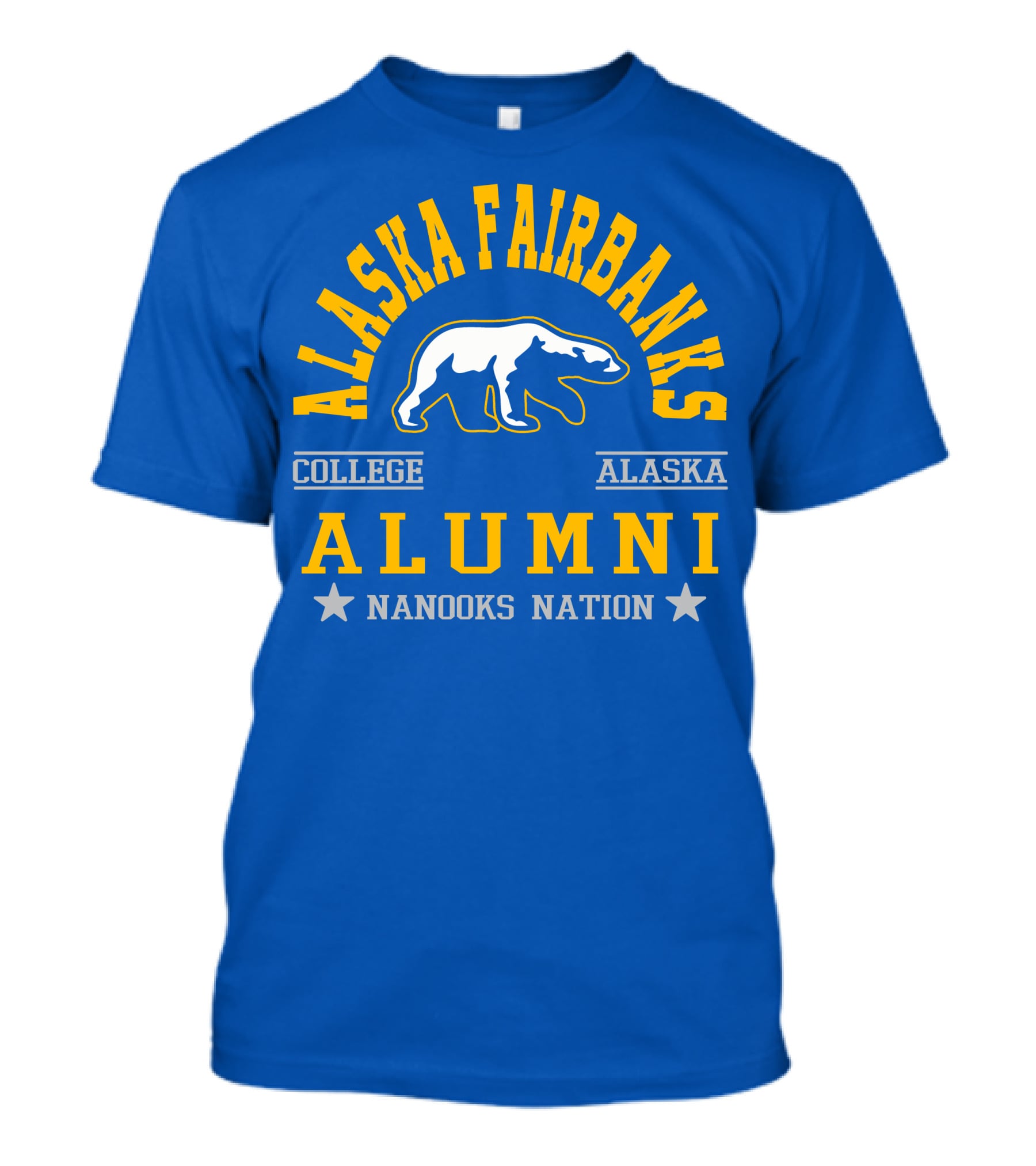 Alaska Fairbanks College Alaska Alumni Nanooks Nation T-Shirt