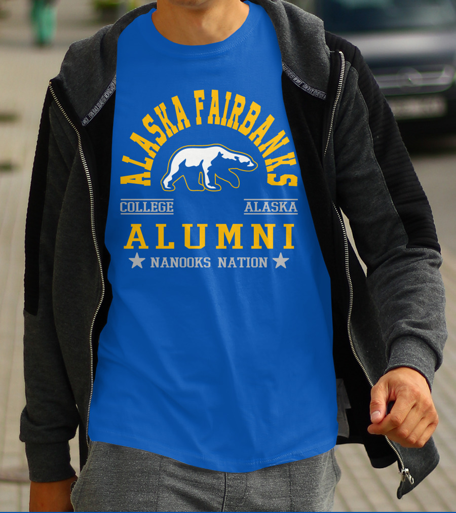 Alaska Fairbanks College Alaska Alumni Nanooks Nation T-Shirt