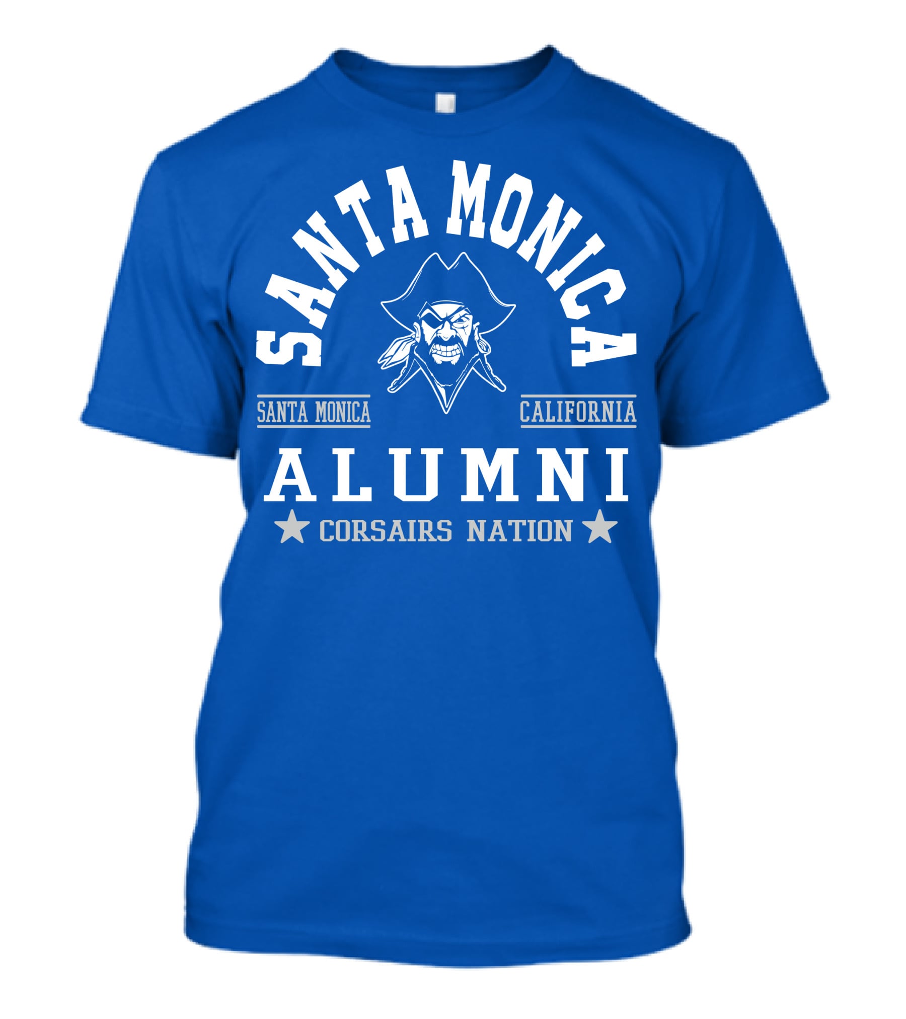 Santa Monica California Alumni Corsairs Nation T-Shirt