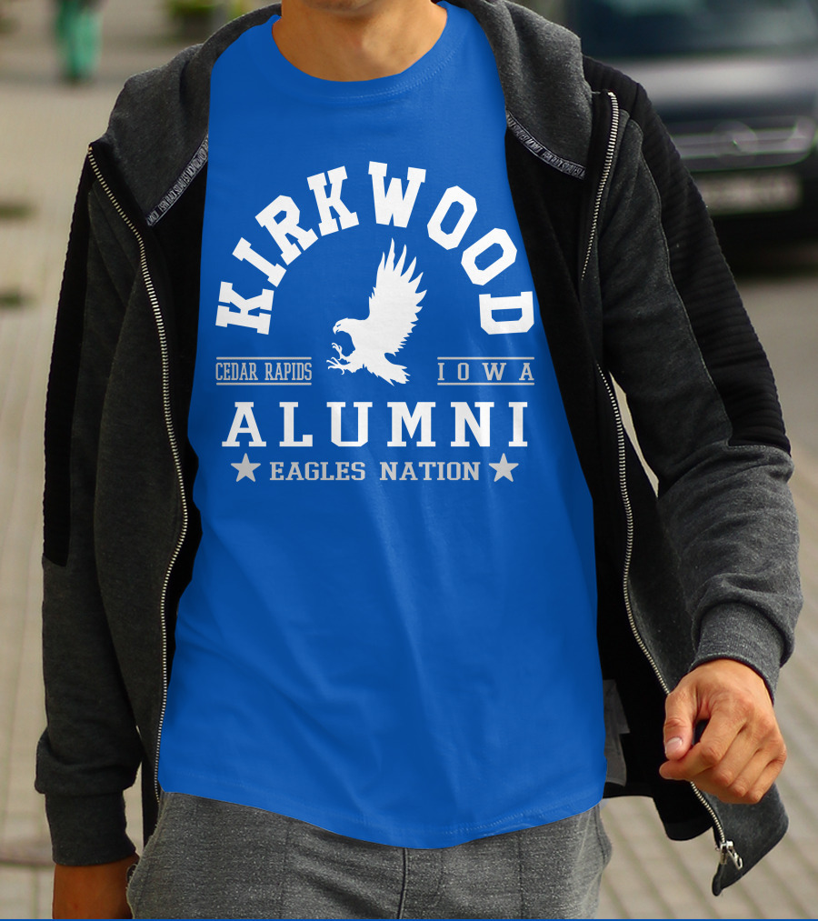 Kirkwood Cedar Rapids Iowa Alumni Eagles Nation T-Shirt