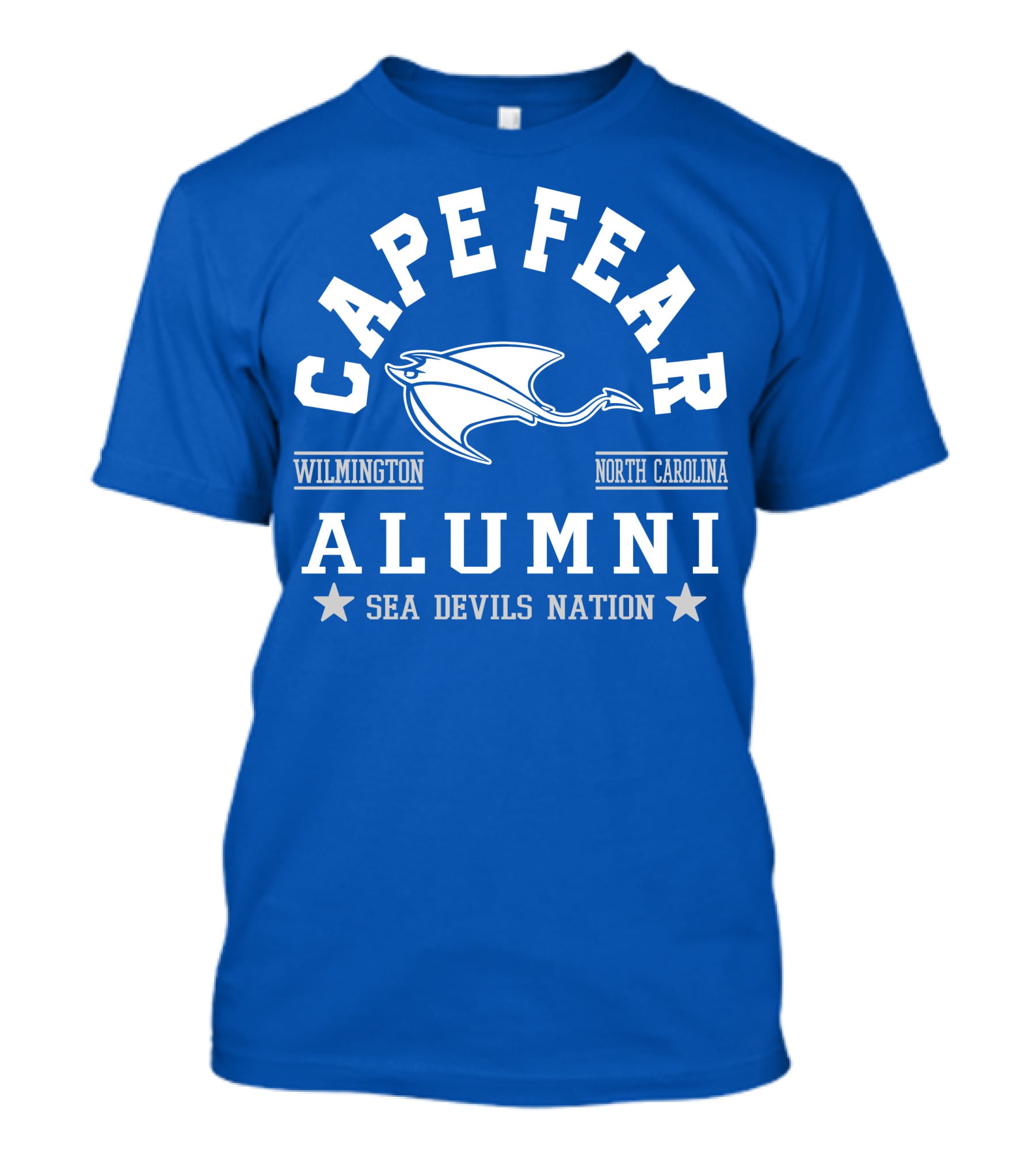 Cape Fear Alumni Wilmington North Carolina Sea Devils Nation T-Shirt