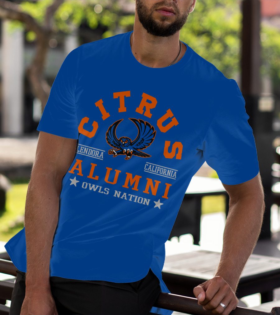 Citrus Alumni Owls Nation Glendora California T-Shirt