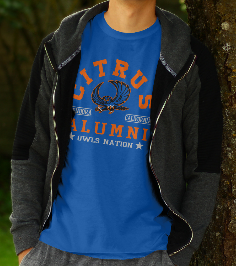 Citrus Alumni Owls Nation Glendora California T-Shirt