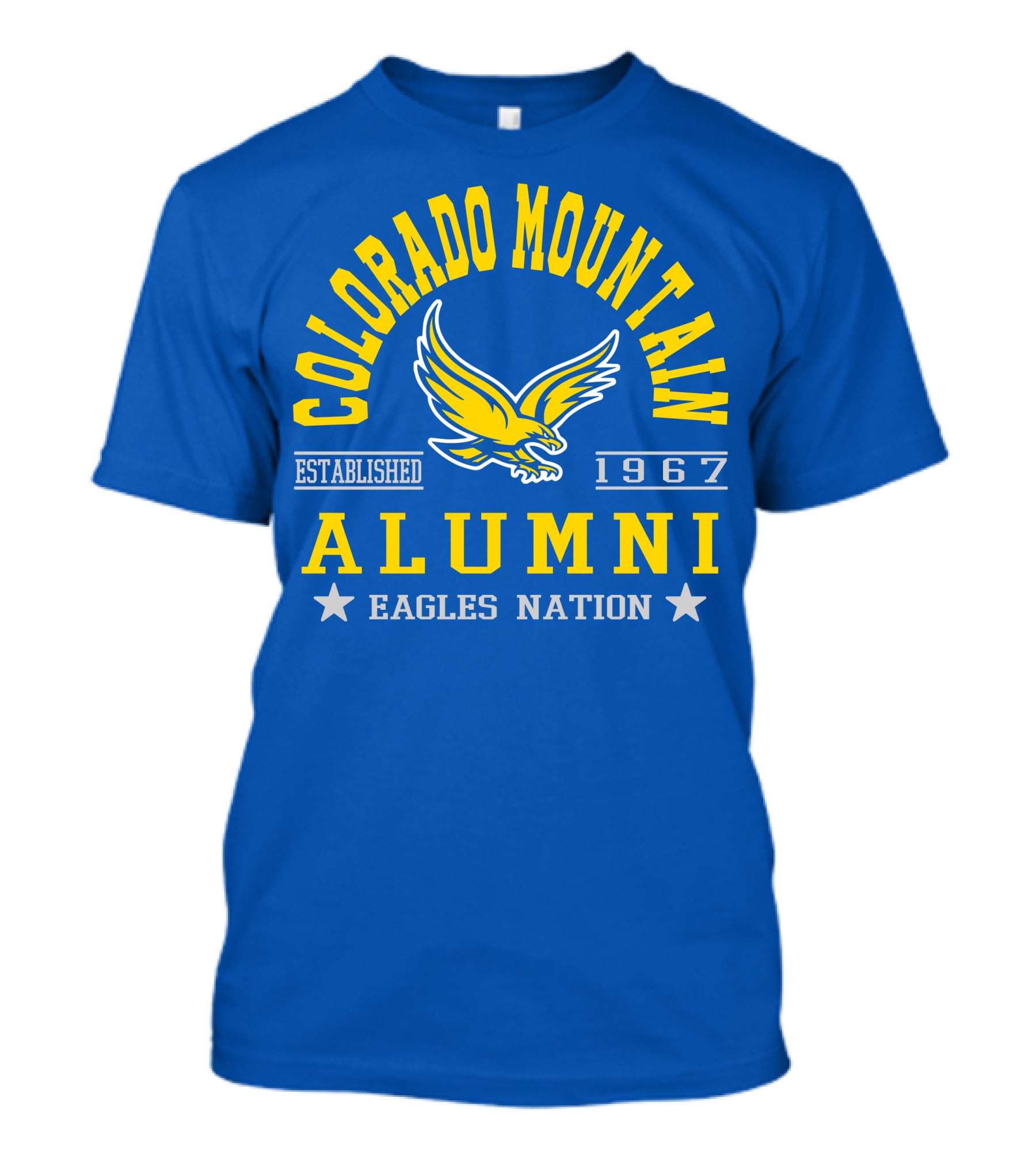 Colorado Mountain Established 1967 Alumni Eagles Nation T-Shirt
