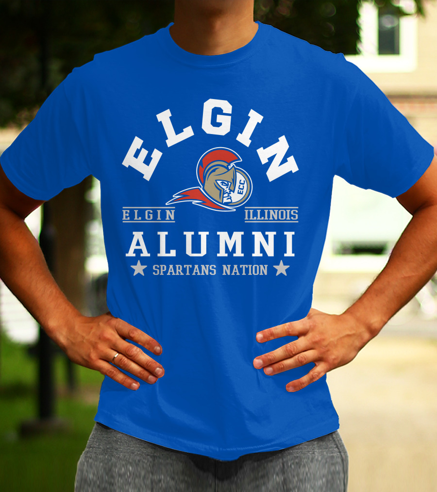 Elgin Illinois ECC Spartans Alumni Nation T-Shirt