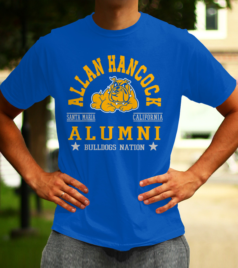 Allan Hancock Santa Maria California Alumni Bulldogs Nation T-Shirt