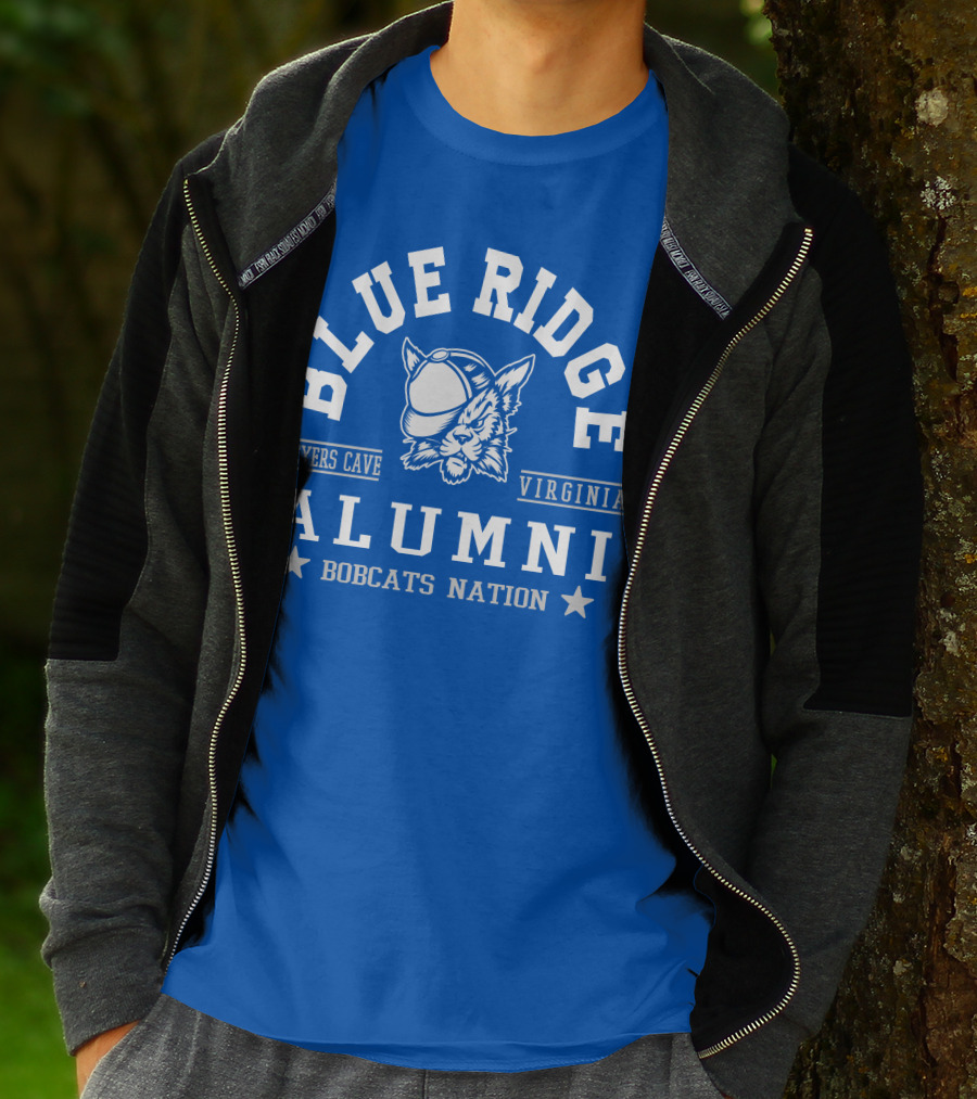 Blue Ridge Alumni Weyers Cave Virginia Bobcats Nation T-Shirt