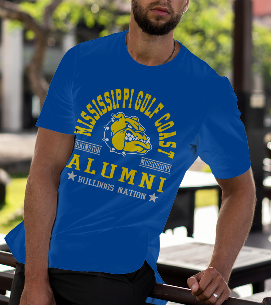 Mississippi Gulf Coast Alumni Bulldogs Nation Perkinston Mississippi T-Shirt
