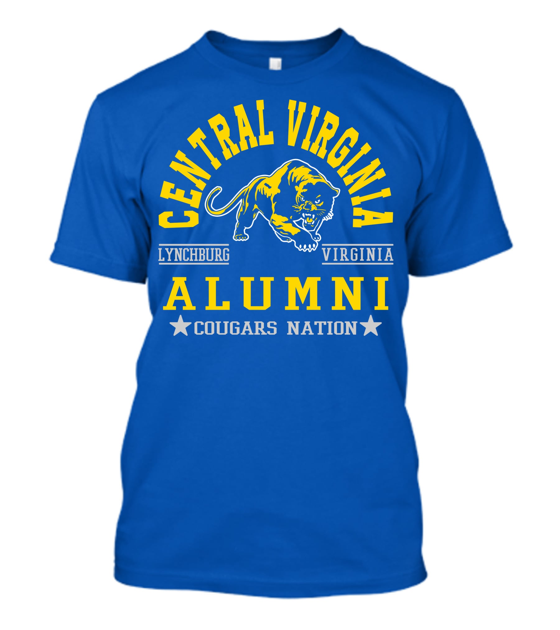 Central Virginia Lynchburg Cougars Alumni Nation T-Shirt