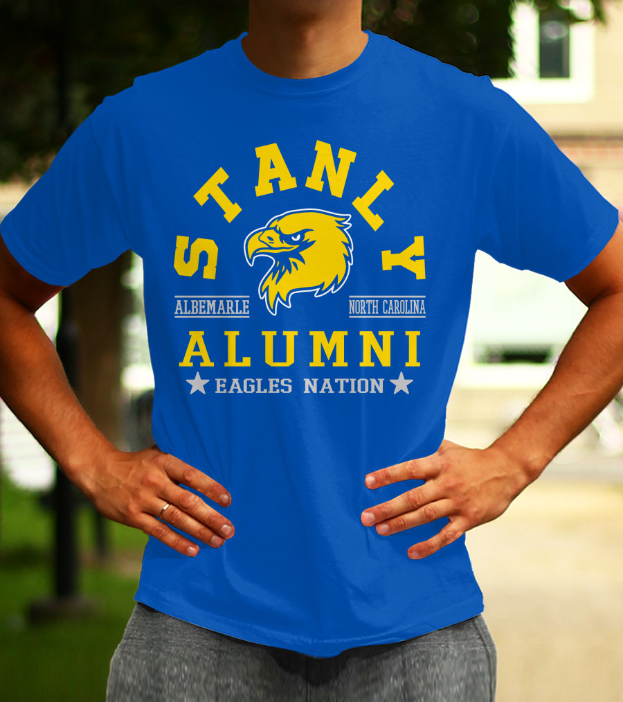 Stanly Alumni Albemarle North Carolina Eagles Nation T-Shirt