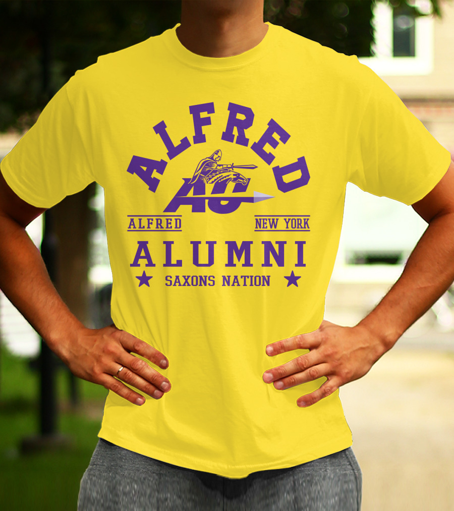 Alfred University Alumni Saxons Nation New York T-Shirt