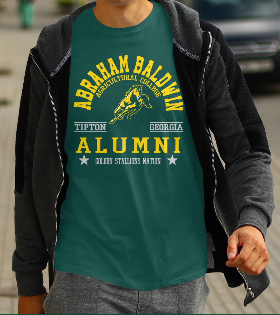 Abraham Baldwin Agricultural College Tifton Georgia Alumni Golden Stallions Nation T-Shirt