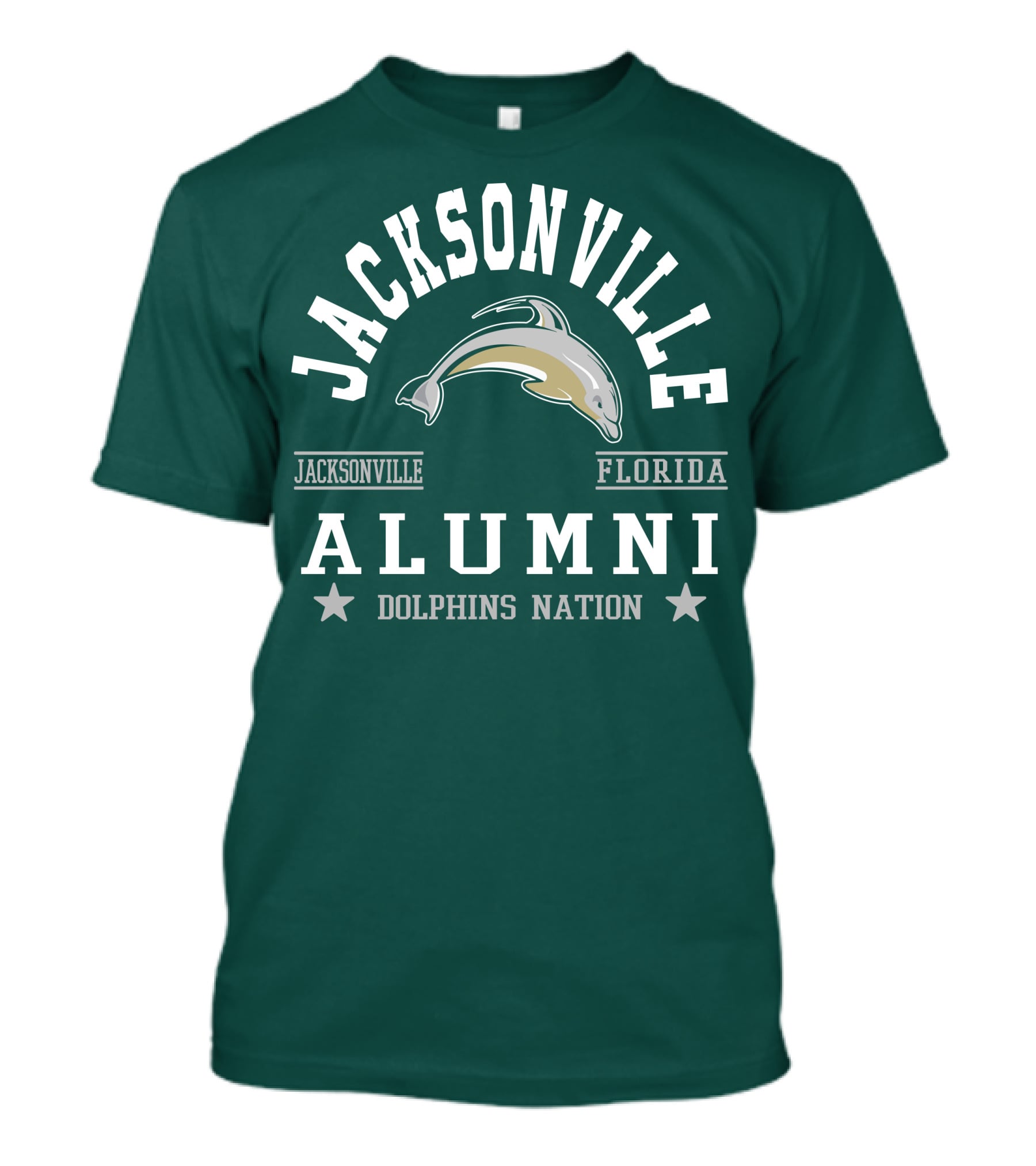 Jacksonville Florida Alumni Dolphins Nation T-Shirt