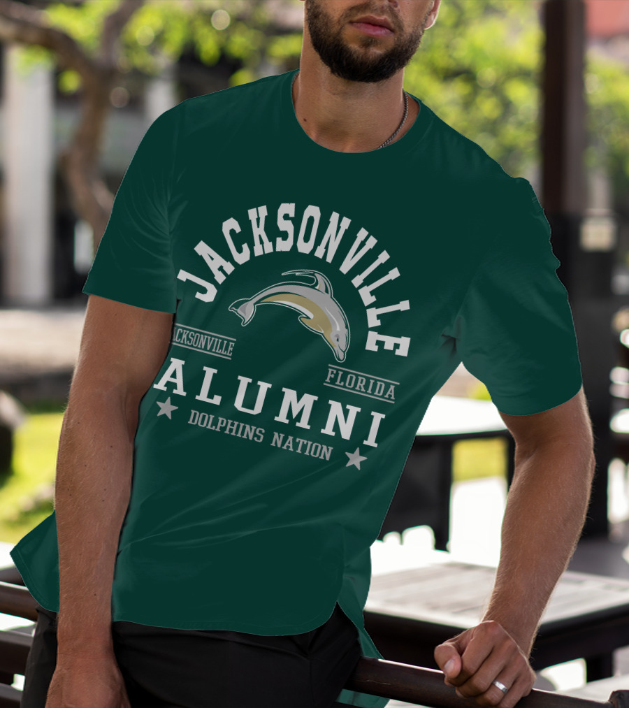 Jacksonville Florida Alumni Dolphins Nation T-Shirt