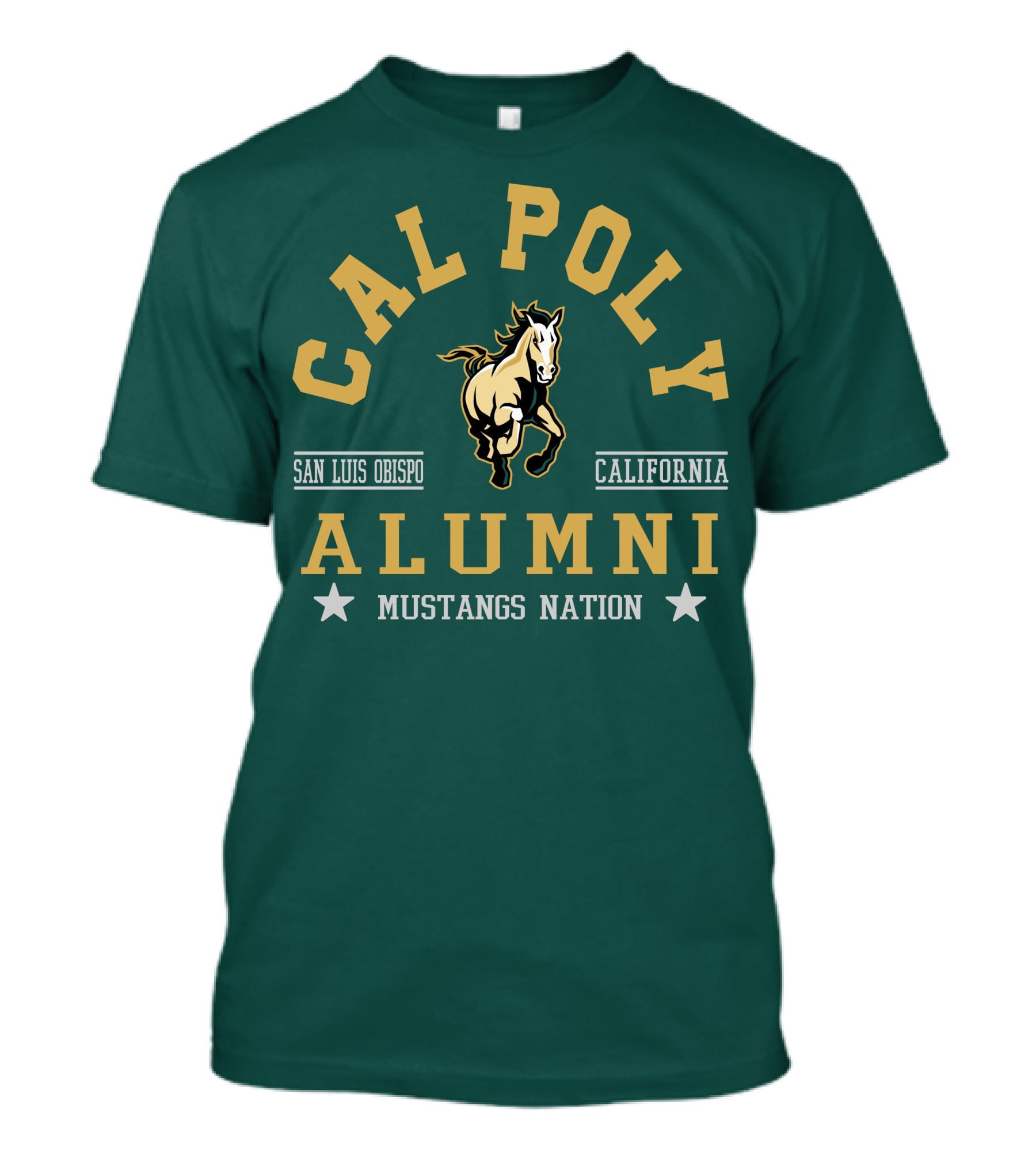 Cal Poly Alumni Mustangs Nation San Luis Obispo California T-Shirt