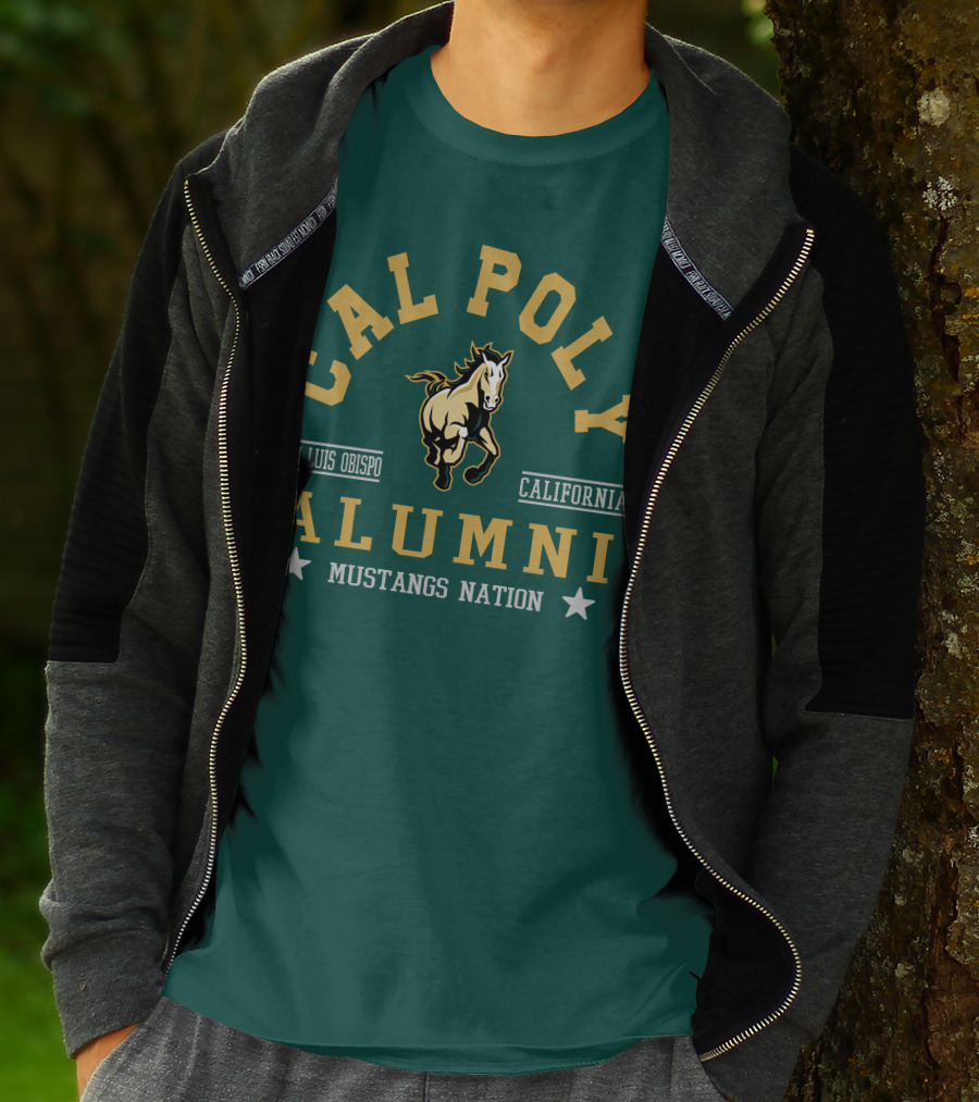 Cal Poly Alumni Mustangs Nation San Luis Obispo California T-Shirt